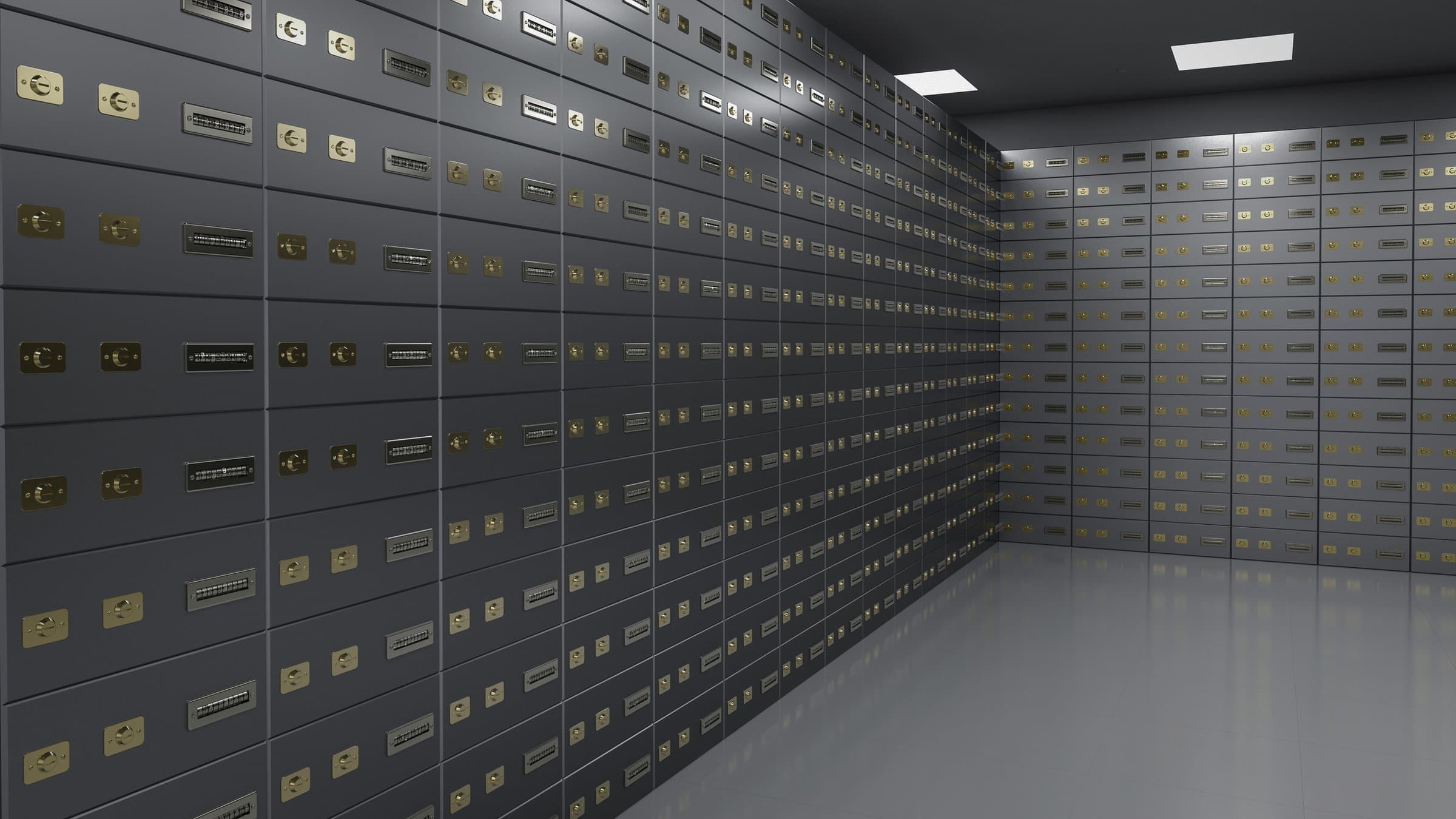 Secure vault interior